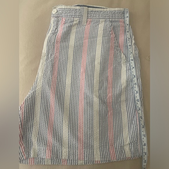 W65 Nautical Outfitters Men Seersucker Shorts multicolored size 40 - Picture 2 of 4